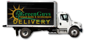 GreenGuys Raised Garden Beds offers delivery for all of our custom built garden beds